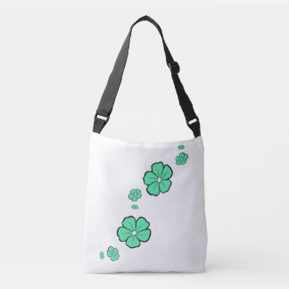 Sac Ajustable Fleurs de printemps vertes carrosserie Fourre-tout