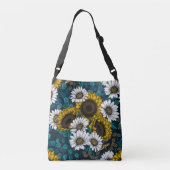 Sac Ajustable Fleurs de soleil et marguerites, jardin d'été 2 (Dos)