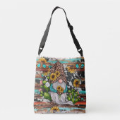 Sac Ajustable Fleurs de soleil Gnome Occidentales Pierres Turquo (Dos)