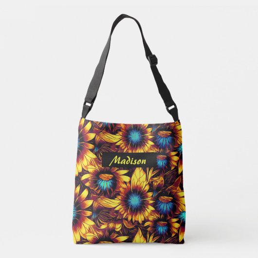 Sac Ajustable Fleurs de soleil lumineuses (Dos)