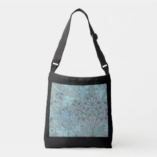Sac Ajustable Fleurs décoratives bleu pastel