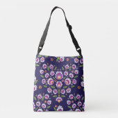 Sac Ajustable Fleurs folles, en forme de coeur (Dos)