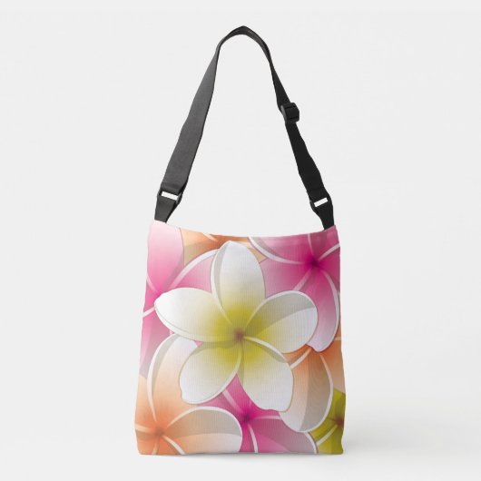 Sac Ajustable Fleurs frangipani/Plumeria (Devant)