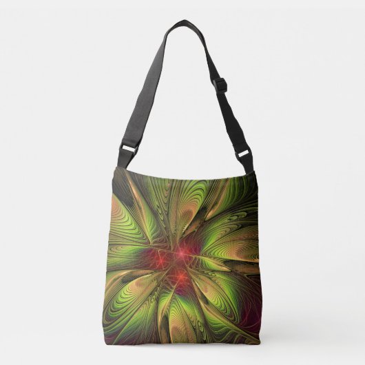 Sac Ajustable Fleurs imaginaires fractales douces et tendres (Devant)