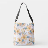 Sac Ajustable Fleurs jaunes. Jardin d'aquarelle 2 (Dos)