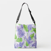Sac Ajustable Fleurs lilas aquarelles (Dos)