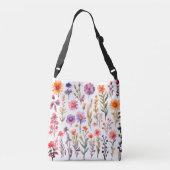 Sac Ajustable Fleurs minuscules colorées Fourre-tout (Dos)