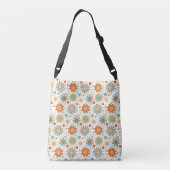 Sac Ajustable Fleurs rétro abstraites (Dos)
