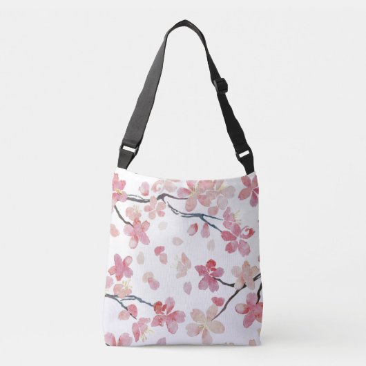 Sac Ajustable fleurs roses (Devant)