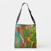 Sac Ajustable Fleurs sauvages tropicaux vintages en fleurs (Dos)