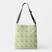 Sac Ajustable fleurs violet et jaune motif (Dos)