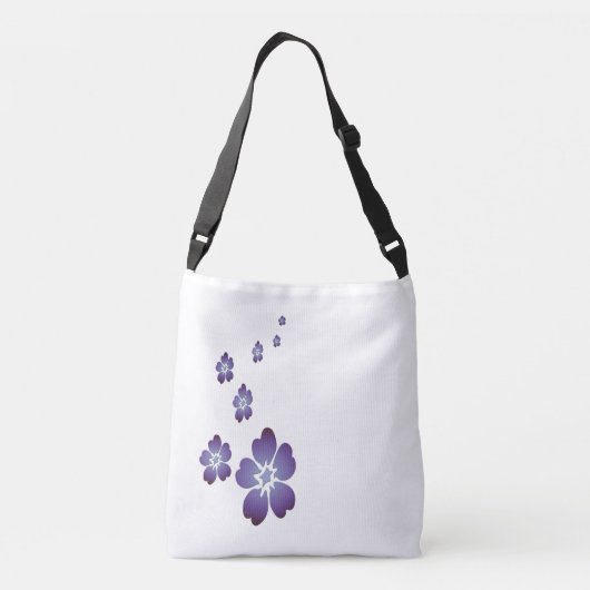 Sac Ajustable Fleurs violettes (Dos)