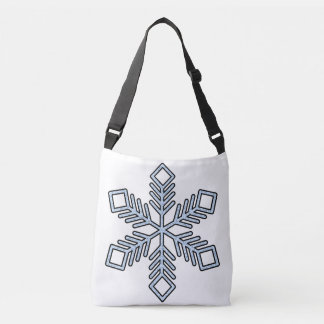 Sac Ajustable Flocon de Neige Pailleté - Branches Bleu Bébé