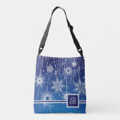 Sac Ajustable Flocons de neige abstraits (Dos)