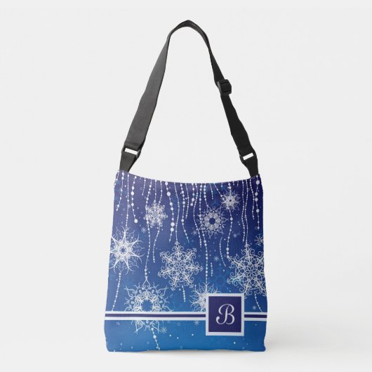 Sac Ajustable Flocons de neige abstraits (Devant)