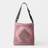 Sac Ajustable Floral Carré Lace IA art (Devant)