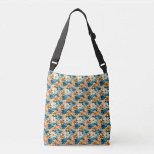 Sac Ajustable Floral coloré avec flux bleu, orange et jaune