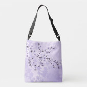 Sac Ajustable Floral Fleurs de cerisier Purple Personnaliser (Dos)