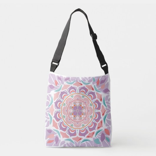 Sac Ajustable Floral Mandala Lavender (Devant)