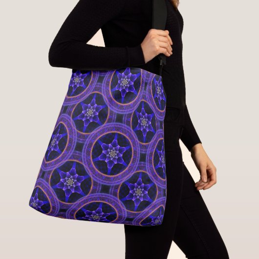 Sac Ajustable Floral Modern Boho Elegant Abstract Pattern #505 (De près)