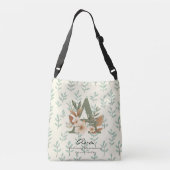 Sac Ajustable Floral Monogram A – Fresh Botanical Letter Art (Dos)