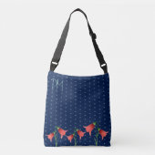 Sac Ajustable Floral Monogram Pattern (Devant)