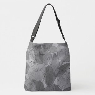 Sac Ajustable floral noir et blanc contempory moderne peu préci
