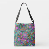 Sac Ajustable Floral Paisley sans couture motif II + vos idées (Dos)