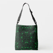Sac Ajustable Floral pattern.01.FR.Green Black BG (Dos)