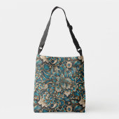 Sac Ajustable Floral Peacock Blue Mandala (Dos)