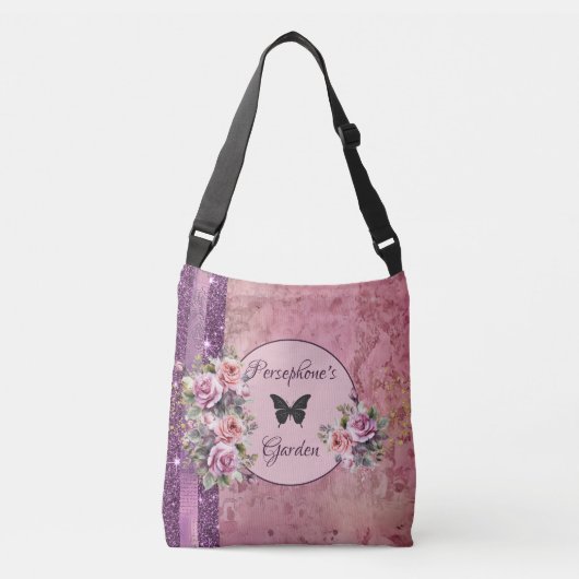 Sac Ajustable Floral rose motif mélangé (Devant)