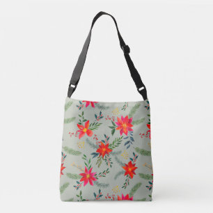 Sac Ajustable Flore de Noël Rouge Poinsettia