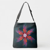 Sac Ajustable Flore Mandala Flowers Orange Red Blue Abstract (Dos)