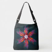 Sac Ajustable Flore Mandala Flowers Orange Red Blue Abstract (Devant)