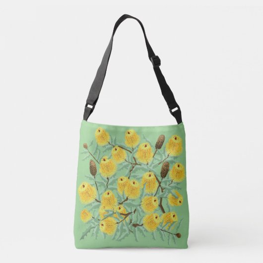 Sac Ajustable Flores australiennes d'or (Dos)