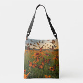 Sac Ajustable "Fluttering Meadow Elegance : A Botanical Symphony (Dos)