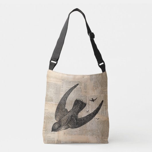 Sac Ajustable Flying Bird Art Vintage Bird (Devant)
