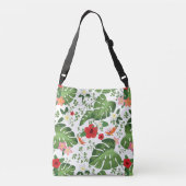 Sac Ajustable Fond de fleurs tropicales 2 (Dos)