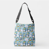 Sac Ajustable Fond de petits pingouins (Devant)