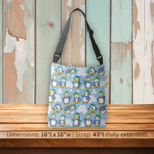 Sac Ajustable Fond de petits pingouins