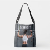 Sac Ajustable Force physique Femmes Muscle Worth Motivation (Devant)