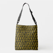 Sac Ajustable Forêt 230823 - Ambre sur Noir (Dos)