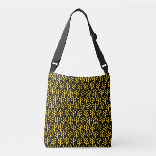 Sac Ajustable Forêt 230823 - Ambre sur Noir (Devant)