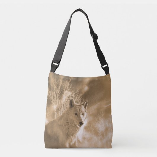 SAC AJUSTABLE FORÊT BLANCHE EN BOIS BLANC (Devant)