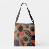 Sac Ajustable Formes et feuilles de cercles géométriques abstrai (Dos)