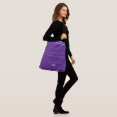 Sac Ajustable Fourre-tout 7 Large (Triangles Violets)RFPMDesigns (Sur le modèle)