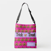 Sac Ajustable Fourre-tout allloween ruse ou nom du traitement, p (Dos)