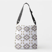 Sac Ajustable Fourre-tout avec fleurs et abeilles (Devant)