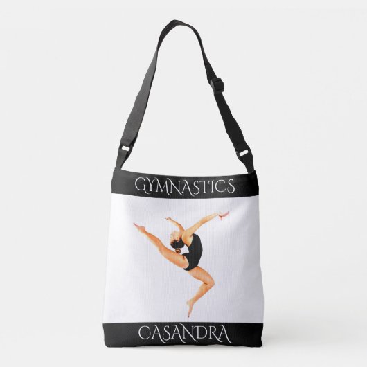 Sac Ajustable Fourre-tout de gymnastique ! Nom personnalisé. (Dos)