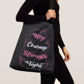 Sac Ajustable Fourre-tout de sensibilisation au cancer du sein (De près)